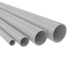 Труба гладкая жесткая ПВХ 20мм, легкая, серая, DKC 63920 (3м)