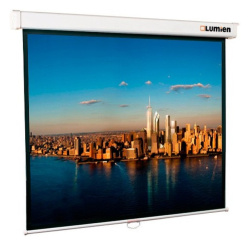 Экран для проектора 244x244см Lumien Master Picture LMP-100106 (1:1, Matte White, настенно-потолочный, белый корпус)