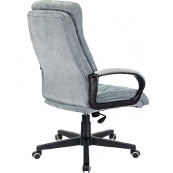 Кресло руководителя Бюрократ CH-824 Fabric серо-голубой Light-28 (ткань, 120 кг, крестовина пластик, колесики пластик)