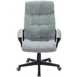Кресло руководителя Бюрократ CH-824 Fabric серо-голубой Light-28 (ткань, 120 кг, крестовина пластик, колесики пластик)