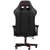 Кресло игровое A4Tech Bloody GC-990 черный/красный (экокожа, 180 кг, крестовина металл, подголовник, поддержка поясницы)   